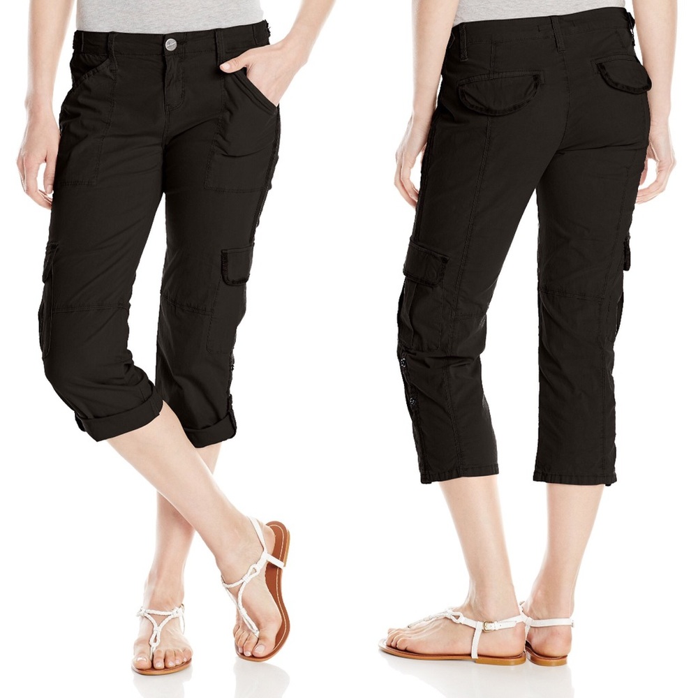Sanctuary Nature Crop Poplin Cargo Pants